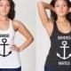 4,5,6,7 or more Nautical Bachelorette Party Tank Tops Last Sail before the Veil Cruise