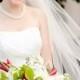 39 Fingertip  single layer Wedding Bridal Veil WHite, Ivory, diamond white