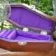 Engagement Ring Coffin Box Gothic Valentine Keepsake Memory Box Alternative Wedding Gothic Wedding Halloween Exqusite gift of undying love