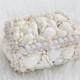 Beach Seashell Ring Bearer Wedding Pillow Box - Shabby Chic - Craft, Gift Souvenir Shell Box