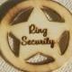 Personalized Wooden Pin - Rustic Sheriff Badge Pin - Ring Security Pin - Ring Bearer -  Ring Security Pin - Custom Badge Pin