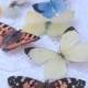 Hand cut silk butterfly hair clips - You choose a single butterfly clip.