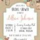 Bridal Shower Invitation - Mason Jar Bridal Shower Invitation - Bridal Shower Invite - Kraft Coral Mint Mason Jar Wedding - 1301 PRINTABLE