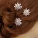 Rose Gold Hair pins, Bridal hair comb, Wedding Hair clip, Gold Bridal bobby pins Vintage style, Swarovski crystal hair comb, Julia Hair Pins