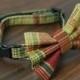 Cat Collar with Bow Tie - Sweet Fall Plaid