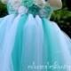 Flower Girl Dress Jade tutu dress baby dress toddler birthday dress wedding dress 1T 2T 3T 4T 5T 6T- 9T