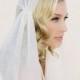 Juliet Cap Veil, Ivory Wedding Veil, English Net Bridal Veil, Soft Drape Veil, Style #1108