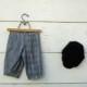 Black and White Plaid 7-9 yrs Knickers for little boys, wedding clothing, ringbearer knicker pants, knickers, golf pants