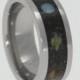 Meteorite Composition Star Ring, Gibeon Meteorite Ring with Planet Gemstones, Stardust Ring