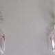 Bridesmaids Earrings Emerald cut Swarvoski Light Rose Crystal Earrings -Bridal Accessories-Wedding Jewelry- Sterling Silver earrubgs