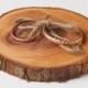 Rustic ring bearer pillow, rustic ring holder, rustic ring box, wedding decoration, woodland wedding decor