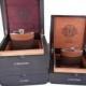 SALE-SPRINGSALE25 for 25 PERCENT off - Cigar Box Groomsmen Gift of 3 Custom Redwood Lined Valets Leather Wrapped Flasks Burlap Wrap