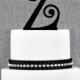 Personalized Monogram Initial Wedding Cake Toppers -Letter Z, Custom Monogram Cake Toppers, Unique Cake Toppers, Traditional Initial Toppers