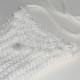 Wedding clutch white crochet lace purse long strap bridal shoulder bag