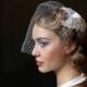 Vintage Wedding Headpiece  and veil - Juliet cap  with Birdcage veil - 1940s Headpiece, 1930s Headpiece.