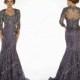 2013 Mother Of The Bride Dresses Bateau 3 4 Long Sleeves Bolero Elegent Applique Lace Mermaid Vintage Evening Dresses 8022d Online with $93.62/Piece on Hjklp88's Store 
