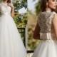 2015 New Hot Selling Sexy Illusion Jewel Neckline Maya Fashion A-Line Wedding Dresses Illusion Backless BowTulle Lace Bridal Gown Spring Gar Online with $124.61/Piece on Hjklp88's Store 