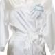 Personalized Mrs. Satin Robes embroidered on the front, for the wedding day, honeymoon or bridal lingerie