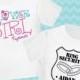 Flower Girl Shirt Shirt & Ring Security Shirt or Bodysuits- 2 Personalized Wedding Shirts