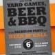 Beer & BBQ Bachelor Party Invitation 