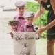 Here comes the Bride Sign -Wedding sign with heart-Burlap sign any COLOR - flower girl and ring bearer