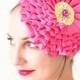 Satin Flower Bridesmaid Headband Hat by Mademoiselle Mermaid