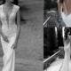 New Berta Winter 2014 Lace Sheer Wedding Dresses Deep V Neck Illusion Back Covered Button Mermaid Court Train Wedding Bridal Dresses Gowns Online with $123.75/Piece on Hjklp88's Store 