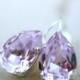 Lavender Silver Estate Style Vintage Earrings Wedding Jewelry Violet Earrings Bridal Earrings Bridesmaids Gift