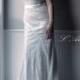Simple Design Jewel Cocktail style Wedding Bridal Dress with Gorgeous Handmade Beading