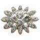 5 Crystal Rhinestone buttons for Wedding Hair Accessories Scrapbooking Invitation Card RB-079C (29mm or 1.1 inch)