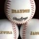 Personalized Custom Engraved Baseball Groomsman, Best Man, Ring Bearer, Wedding, Baby Shower, Birth Announcement, Keepsake, Sports Gift