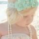 Mint Green Baby Headband, Infant Headband, Toddler Headband,  Mint Green Headband