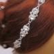 Rhinestone Beaded  Bridal Crystal Tiara Headband  Wedding Accessories Headpiece Head Piece