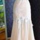 Wedding dress flapper inspired tulle lace rhinestone Great gatsby wedding dress 1920s