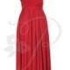 Bridesmaid Dress Infinity Dress Chilli Red Floor Length Wrap Convertible Dress Wedding Dress