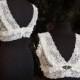Bralette Malacia Devia, ivory lace lingerie, victorian, lingerie top, nightwear, Somnia Romantica by Marjolein Turin