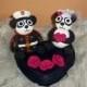 Custom Animal Wedding Cake Topper/ Panda Cake Topper/ Polymer Clay Topper /Can be personalized/Military Wedding