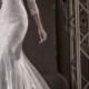 Mermaid Wedding Dress.Lace Wedding Dress.Long Sleeves Wedding Dress.Sheer Back Wedding Dress.Romantic Wedding DressSexy Wedding Dress