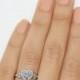 Love Blossom Heart Shaped Diamond Ring - Heart Shaped Engagement Rings