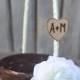 Small Flower Girl Basket You select flower and ribbon personalize with engraved heart with groom and bride initials.