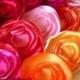 Any Colors You Choose Petite Poppy Fabric Flower Shoe Clip Set Handmade Fabric Flowers Customizable