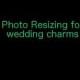 4 Resizing of your Photo to Perfect fit my Wedding Bouquet Charms-