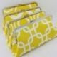 Lemon Yellow Bridal & Bridesmaid's Clutches for Wedding Party Gifts / Wedding Clutches / Bridesmaid Clutches - Set of 4
