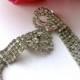 Art Deco Rhinestone Statement Fringe Earrings Bridal Wedding Fashion Jewelry