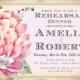 Shade of Pink Rehearsal Dinner Invitation Digital Printable File Fancy Vintage Style No.463