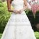 Tulle Venice Lace A-line Tea Length Bridal Dress By Sincerity 3720