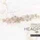 Crystal Bridal Headpiece, Rhinestone Headpiece, Headband, Boho, Gatsby, Jeweled Headband, Hair Accessories, Wedding Accessories