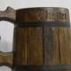 Wooden Beer mug ,Custom engraving, 0,8 l (27oz) , natural wood, stainless steel inside,groomsmen gift