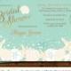 Beach Bridal Shower Invitation - Wedding Shower Invite - Seashells - Starfish - Under the Sea - Baby Shower - Birthday - Printable File