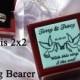 Ring bearer box,  ring box,  ring bearer pillow,  engagement ring box,  gift box,  wedding decoration, 2x2 box